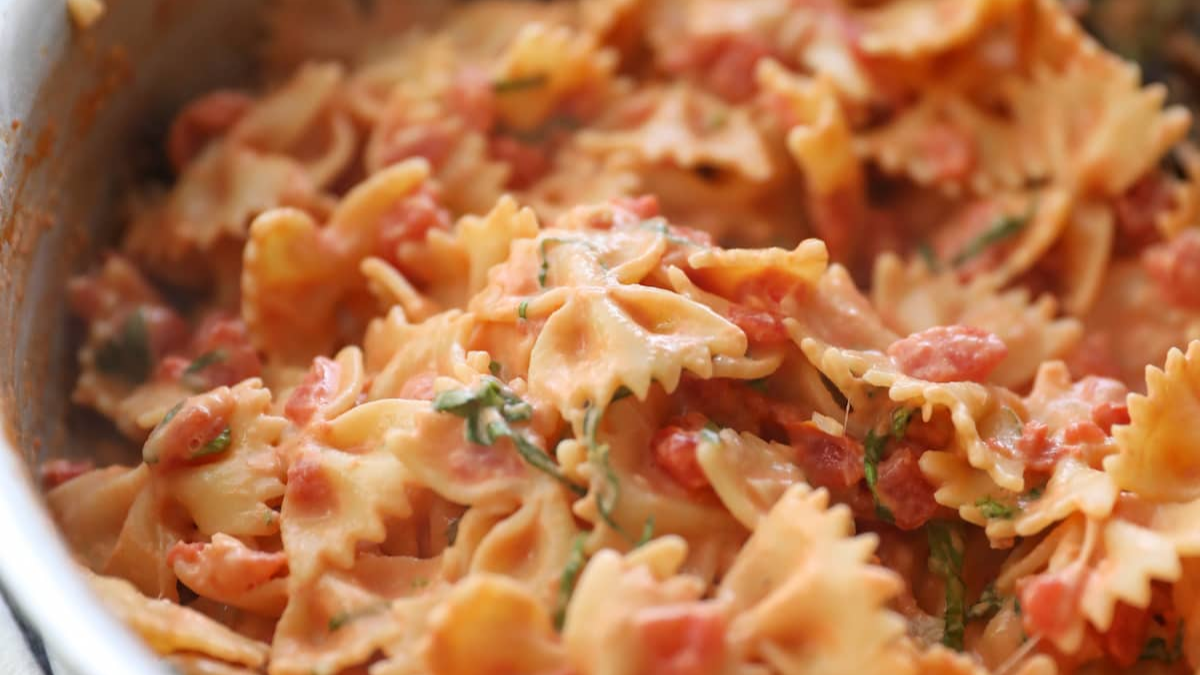 Bow Tie Pasta Recipe. Photo credit Lauren's Latest.