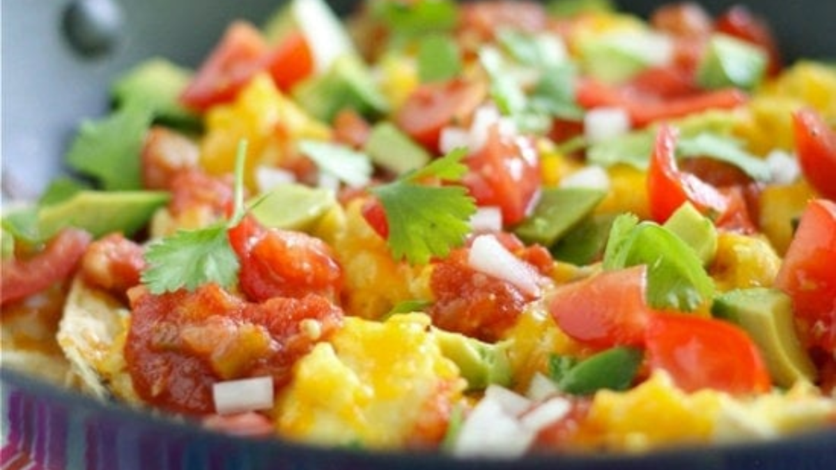 Breakfast Nachos. Photo credit Lauren's Latest.