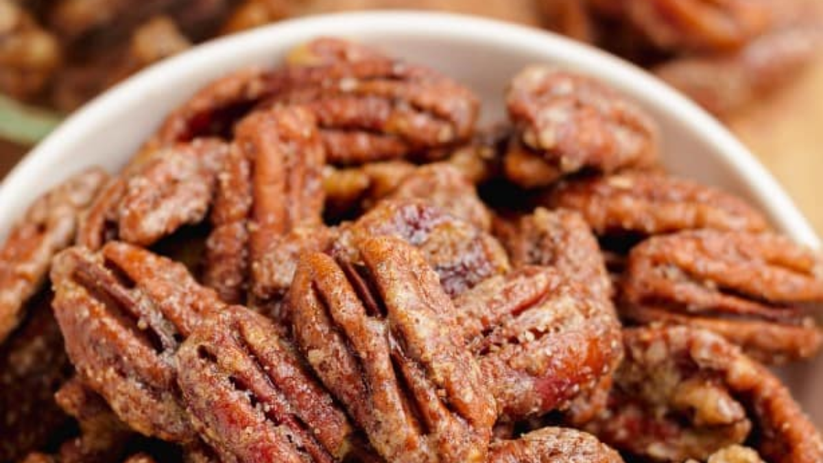 Candied Pecans Recipe. Photo credit Lauren's Latest.