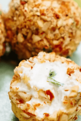 Caramelized Onion Goat Cheese Truffles. Photo credit Lauren's Latest.