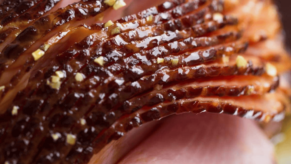 How To Slow Cook A Precooked Ham In The Oven. Photo credit Lauren's Latest.