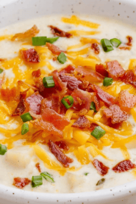 Loaded Potato Soup. Photo credit Lauren's Latest.