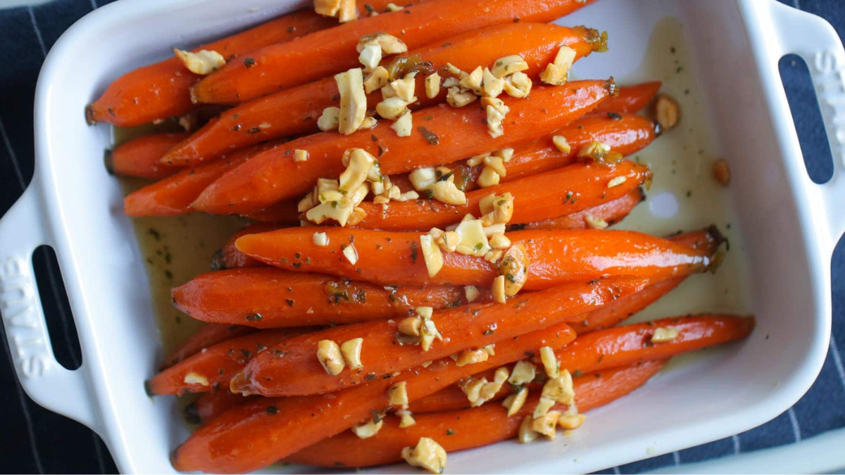 Maple Glazed Carrots Recipe. Photo credit Lauren's Latest.