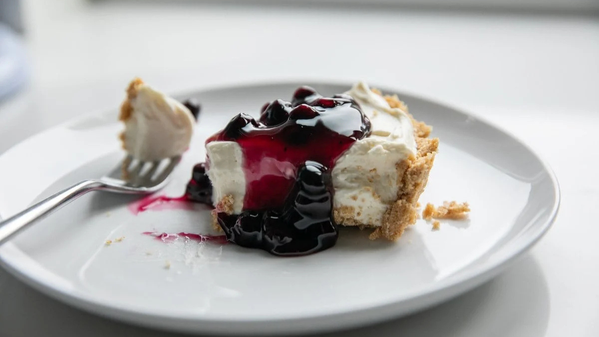 No Bake Blueberry Cheesecake