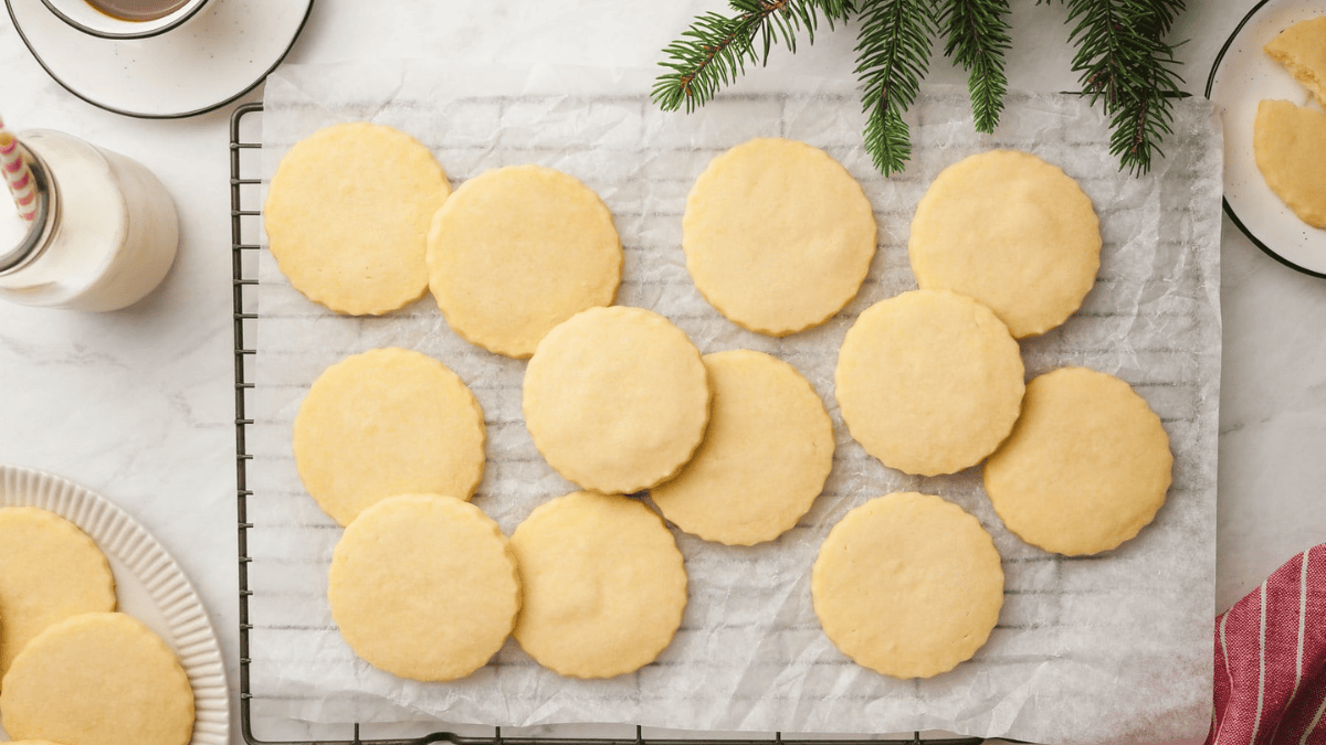 Perfect Shortbread Cookies (Tender & Buttery). Photo credit Lauren's Latest.