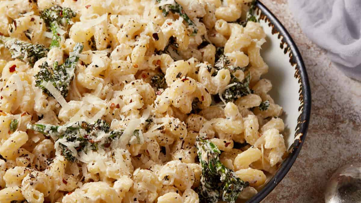 Ricotta Cheese And Broccoli Pasta. Photo credit Butter and Baggage.