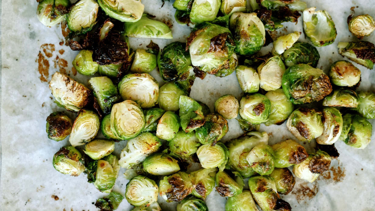 Roasted Brussels Sprouts Recipe. Photo credit Lauren's Latest.