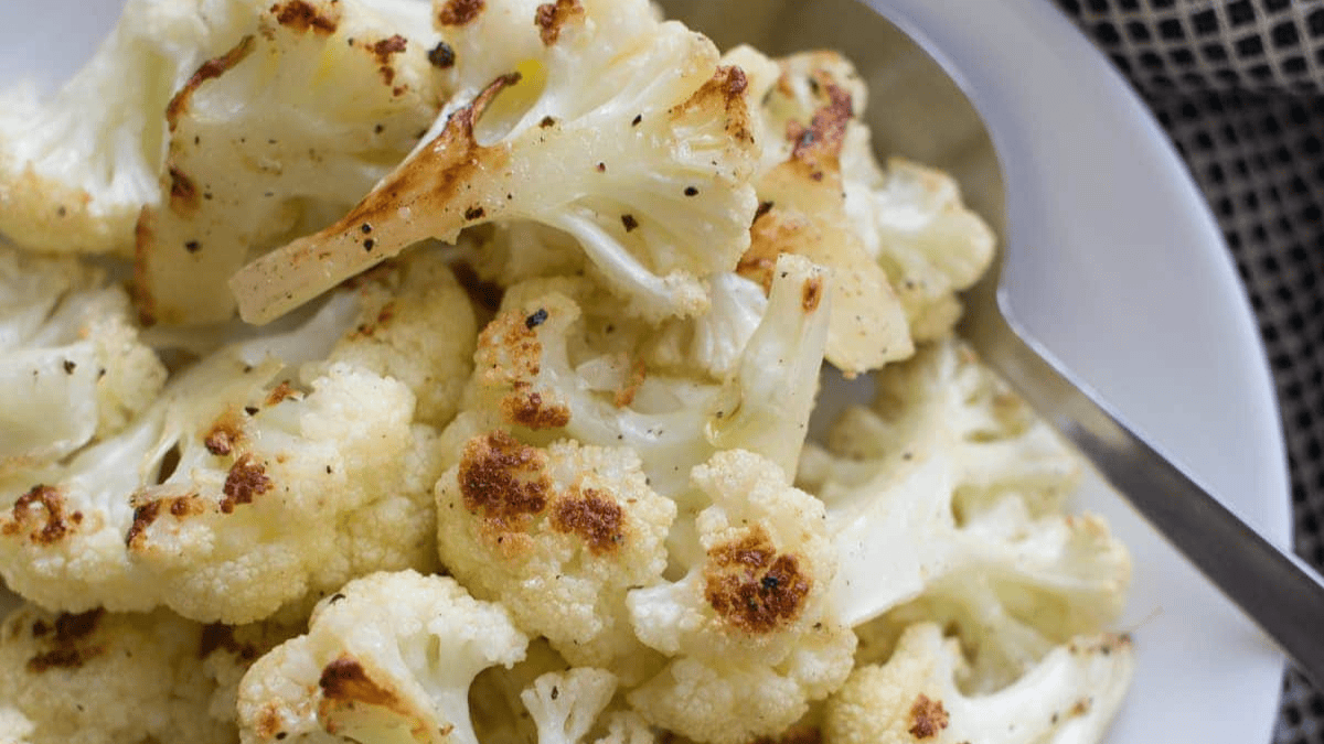 Roasted Cauliflower Recipe. Photo credit Lauren's Latest.