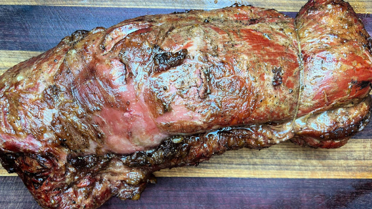 Smoked Beef Tenderloin Recipe. Photo credit Lauren's Latest.