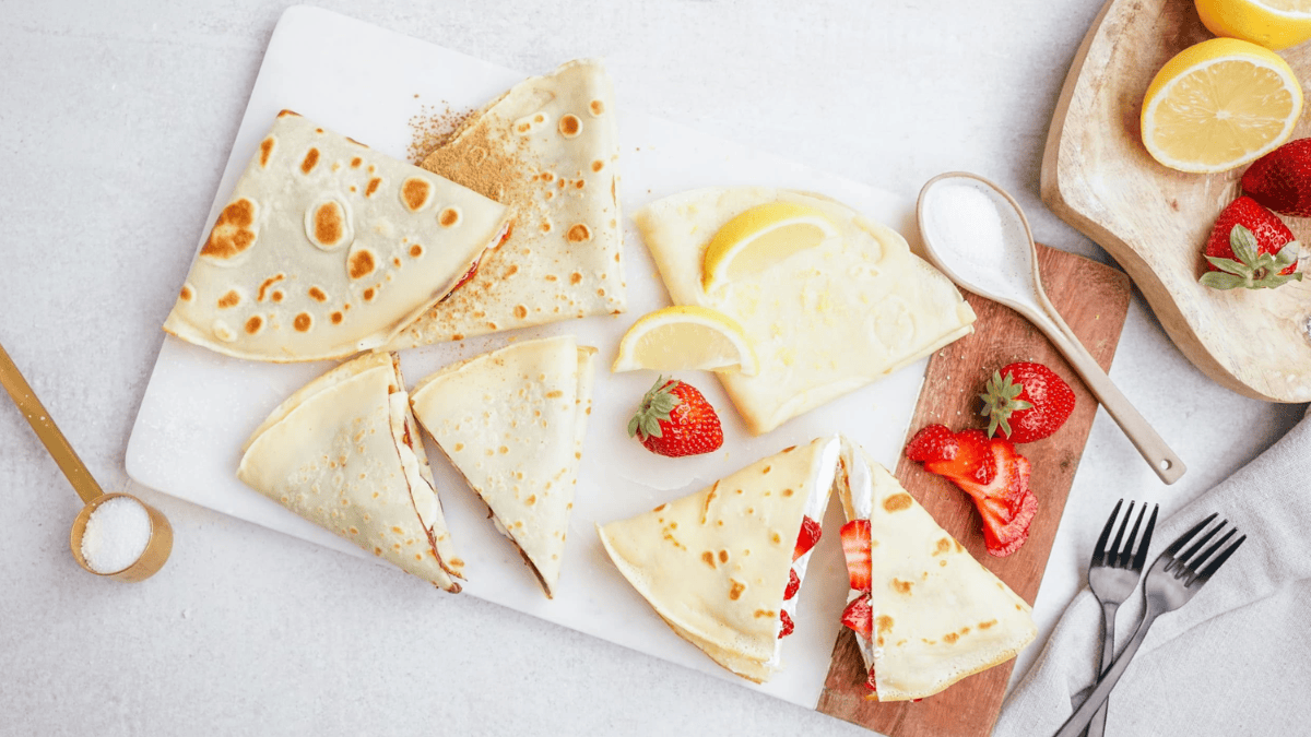 The BEST Crepe Recipe. Photo credit Lauren's Latest.