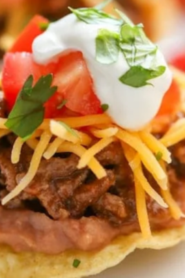Tostada Recipe. Photo credit Lauren's Latest.