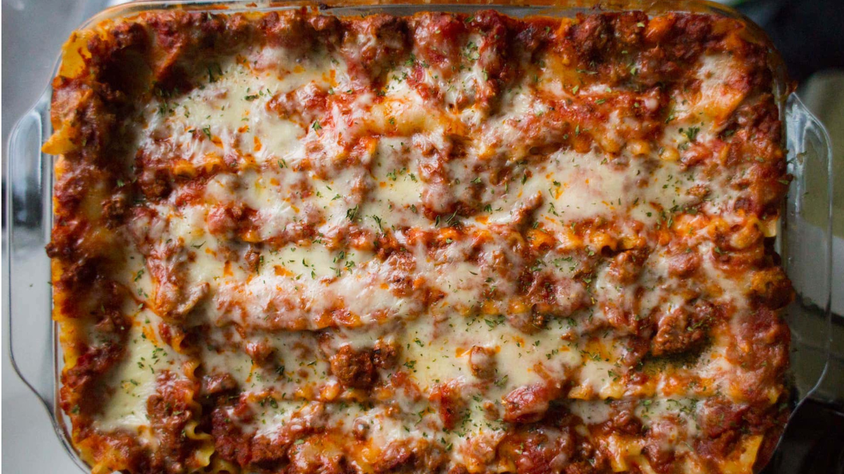 World'S Best Lasagna Recipe. Photo credit Lauren's Latest.