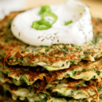 Zucchini Fritters. Photo credit Lauren's Latest.