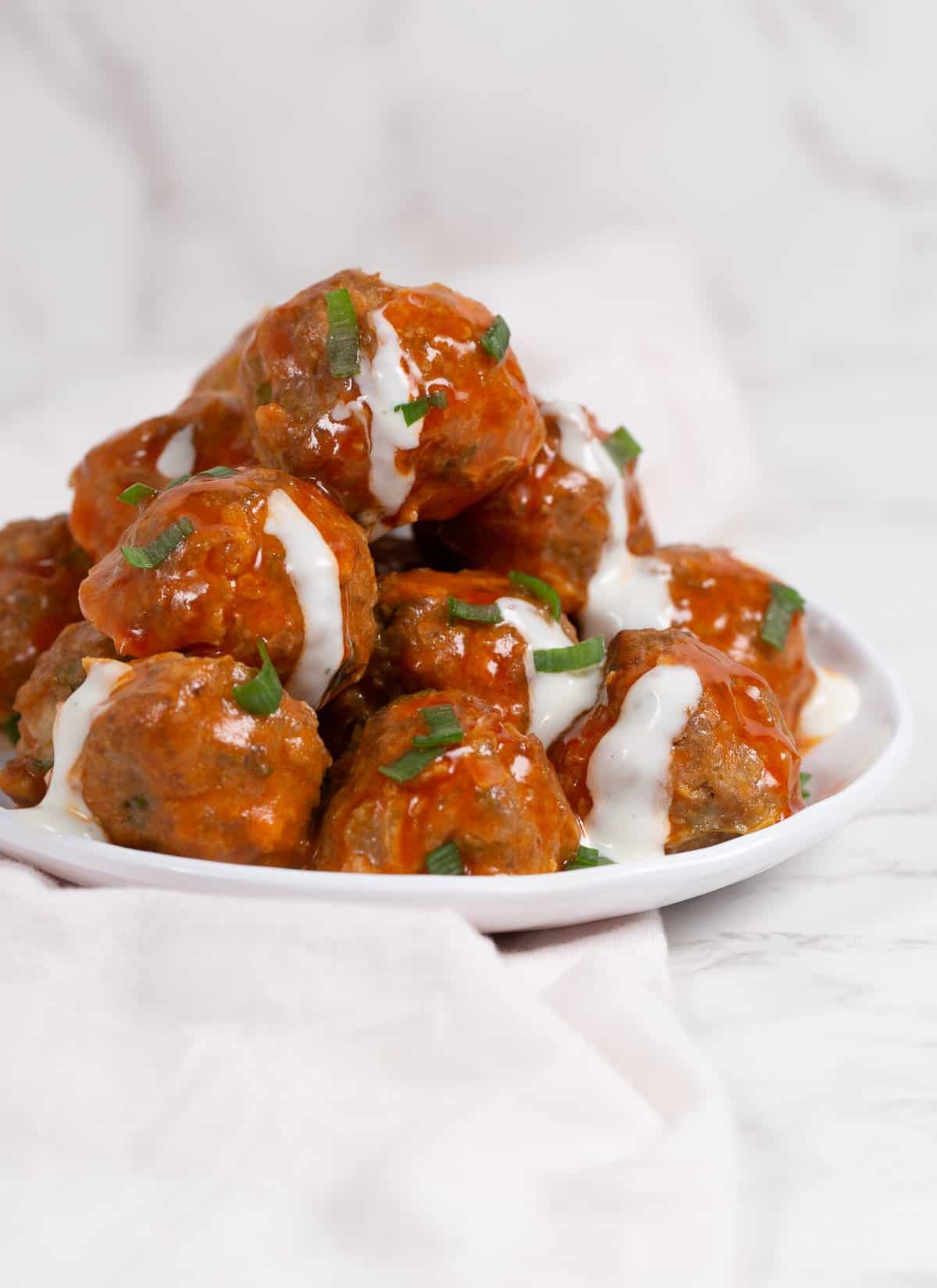 buffalo turkey meatballs