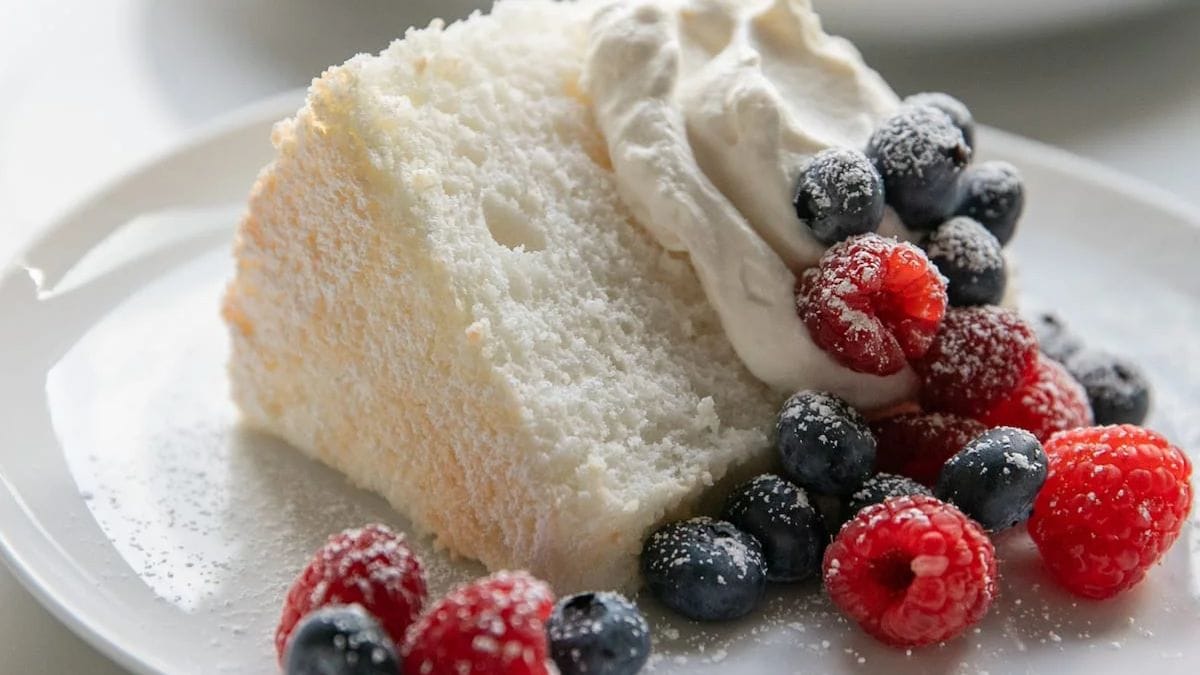 Angel Food Cake Strawberry Shortcake. Photo credit Lauren's Latest.