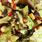 Apple Pecan Salad With Homemade Balsamic. Photo credit Lauren's Latest.