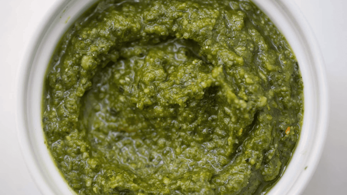 Basil Pesto Recipe. Photo credit Lauren's Latest.