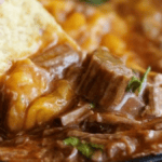 Beef Enchilada Dip. Photo credit Lauren's Latest.