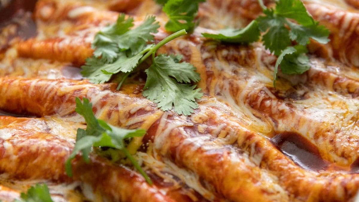 Beef Enchiladas Recipe. Photo credit Lauren's Latest.