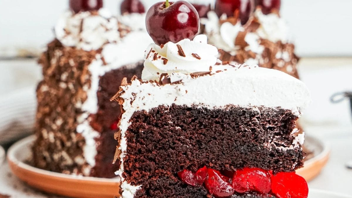 Black Forest Cake Recipe. Photo credit Lauren's Latest.