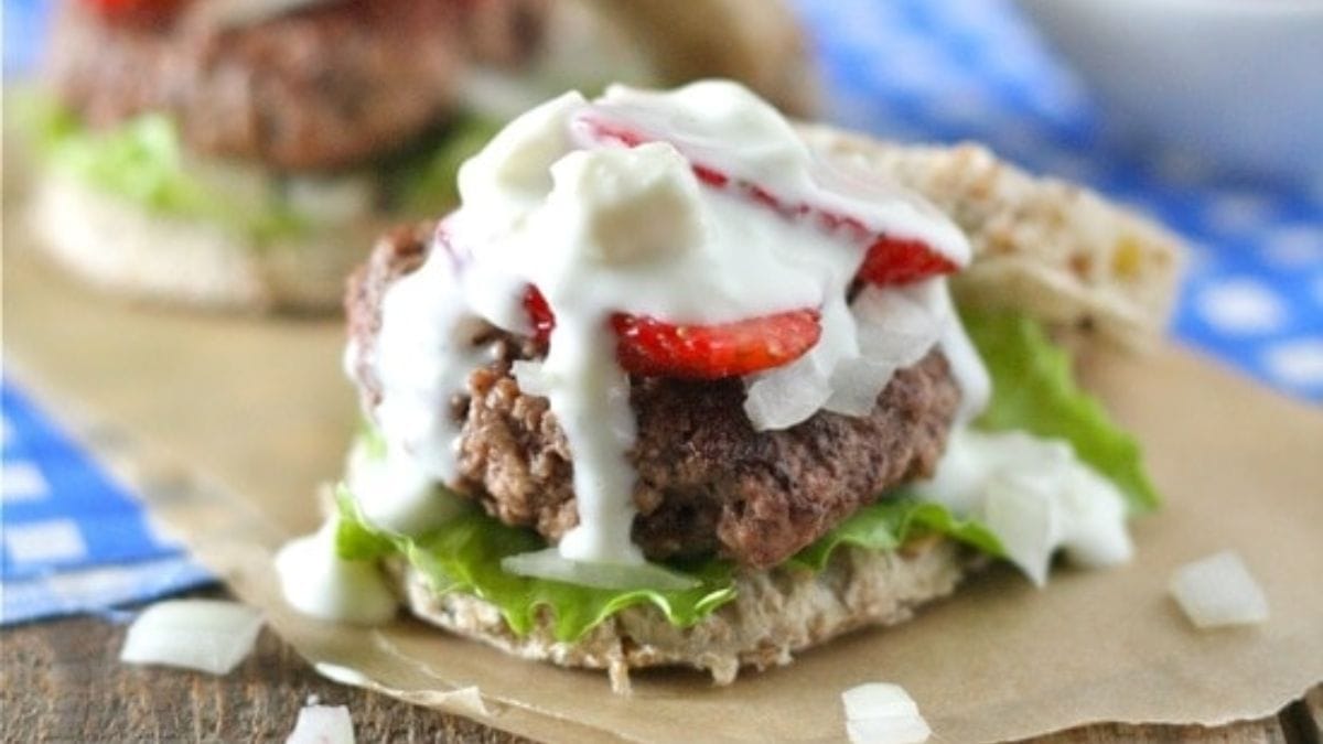 Burger Sliders With Blue Cheese. Photo credit Lauren's Latest.