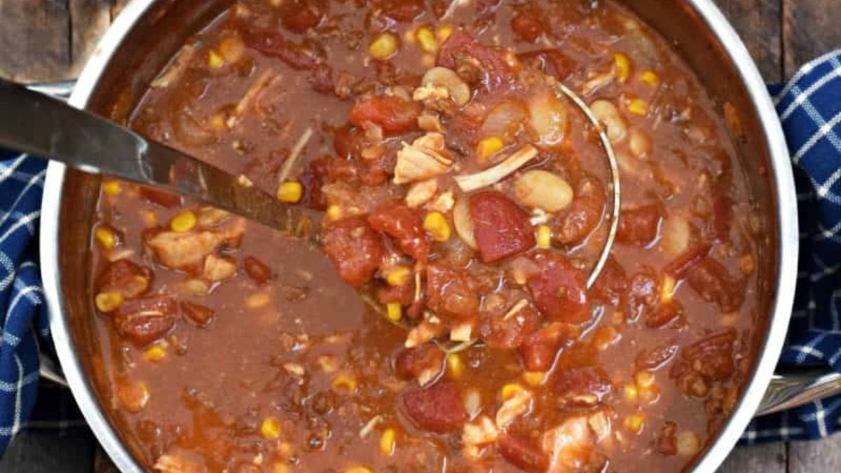 Camp Stew (A.K.A Brunswick Stew). Photo credit Southern Plate.