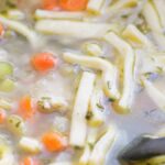 Chicken Noodle Soup With Homemade Noodles. Photo credit Lauren's Latest.