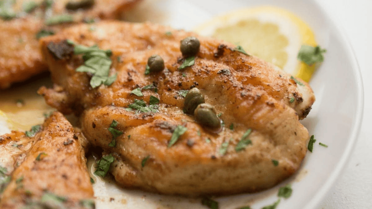 Chicken Piccata Recipe. Photo credit Lauren's Latest.