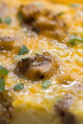 Classic Breakfast Casserole (Easiest Recipe!). Photo credit Lauren's Latest.