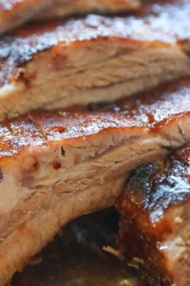 Crockpot Ribs Recipe. Photo credit Lauren's Latest.