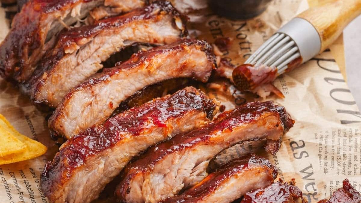 Easy Oven Baked Ribs (3 Ingredients!). Photo credit Lauren's Latest.