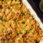 Easy Taco Casserole With Fritos. Photo credit Butter and Baggage.
