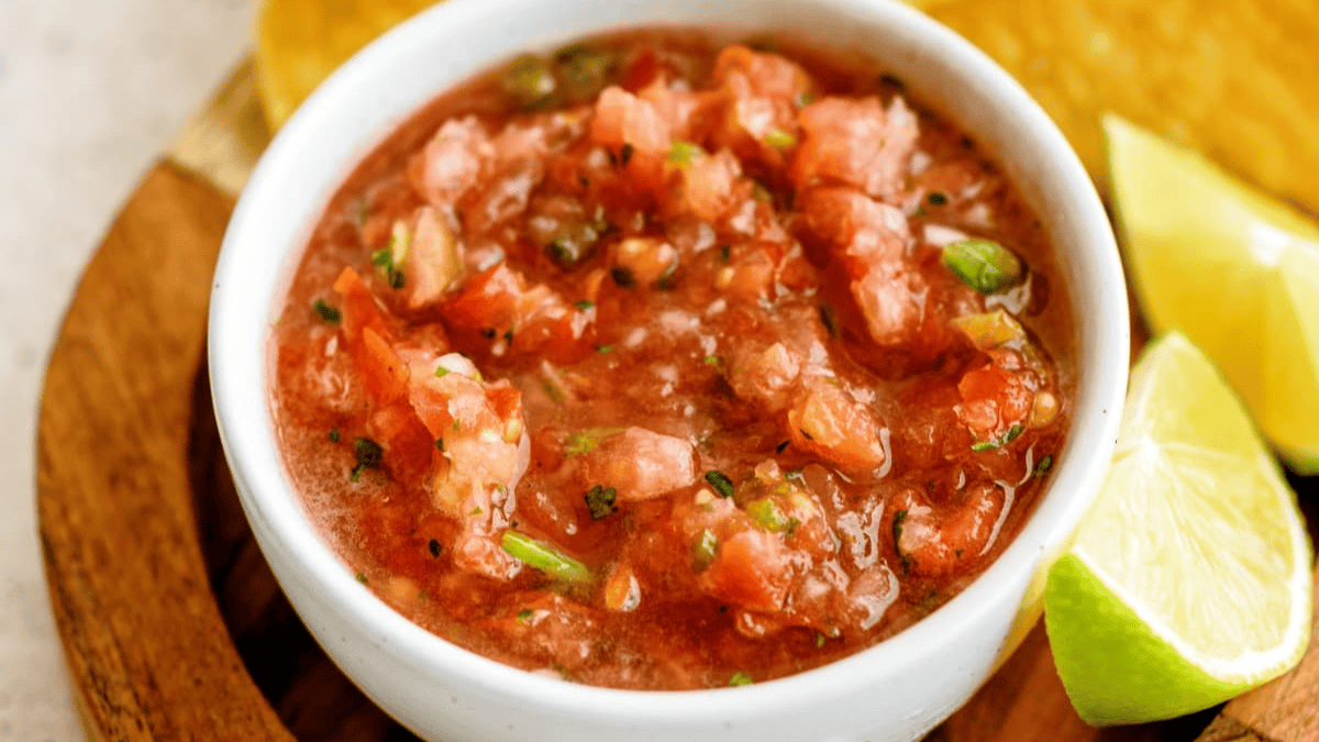 Fresh Tomato Salsa. Photo credit Lauren's Latest.