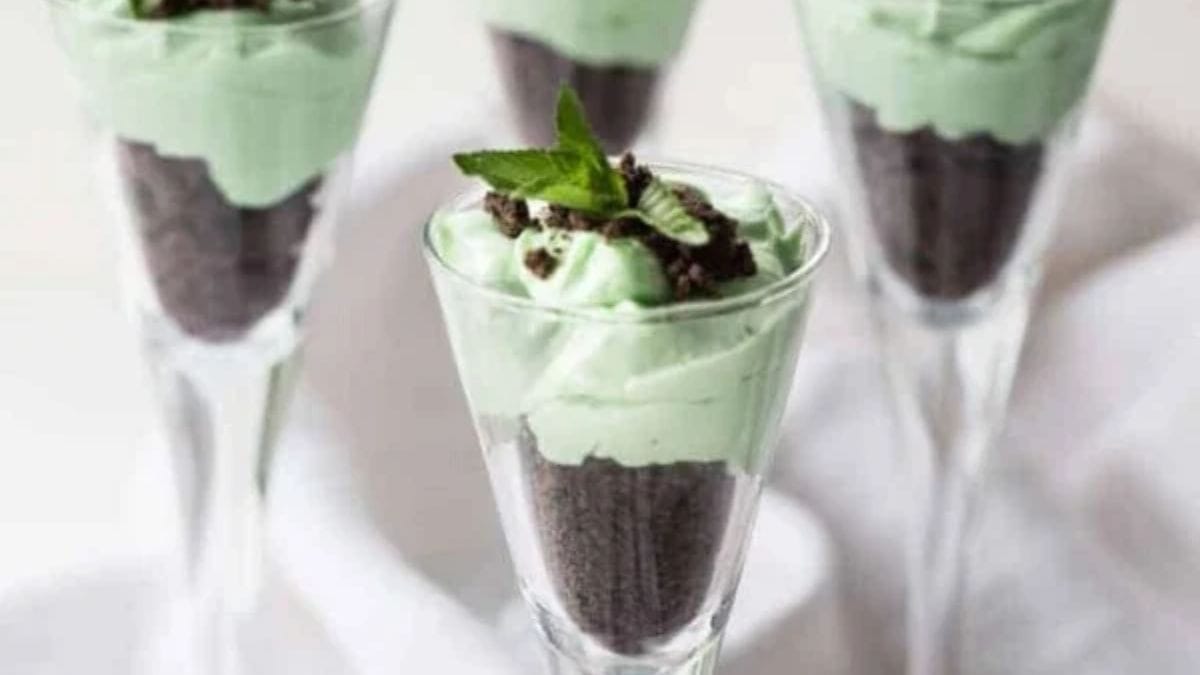 Grasshopper Mint Parfait. Photo credit Intentional Hospitality.