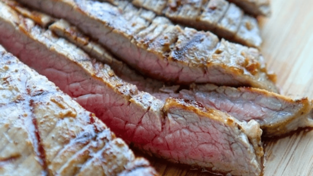 Grilled Flank Steak. Photo credit Lauren's Latest.