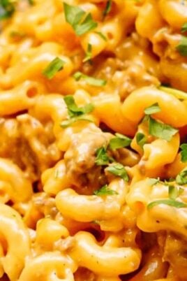 Hamburger Helper Cheeseburger Macaroni Recipe. Photo credit Lauren's Latest.