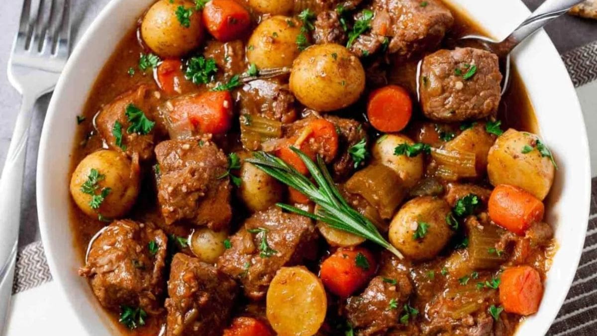 Irish Guinness Beef Stew (Instant Pot, Slow Cooker, or Stovetop). Photo credit Chew Out Loud.