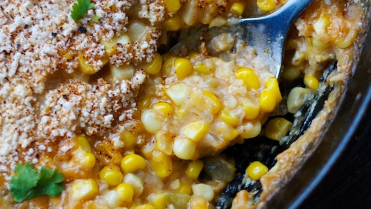 Mexican Corn Casserole. Photo credit Lauren's Latest.