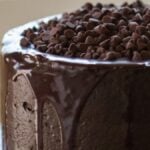 Moist Dark Chocolate Cake Recipe. Photo credit Lauren's Latest.