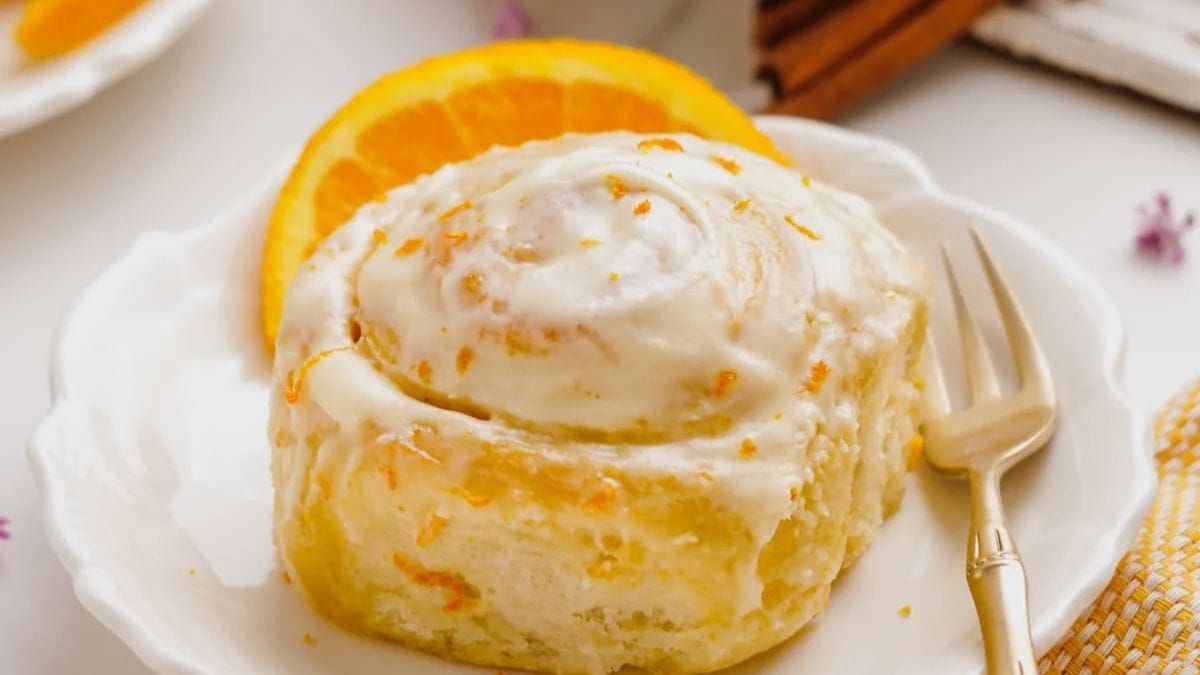 Orange Rolls Recipe Recipe. Photo credit Lauren's Latest.