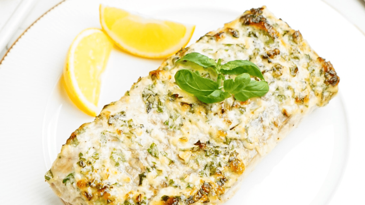 Parmesan Baked Cod Recipe. Photo credit Lauren's Latest.