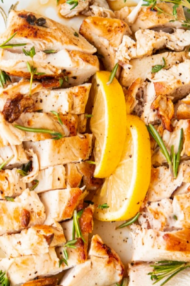 Perfect Sous Vide Chicken Breast Recipe. Photo credit Lauren's Latest.