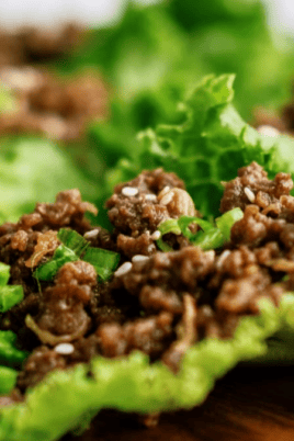 Quick Korean Beef Recipe. Photo credit Lauren's Latest.