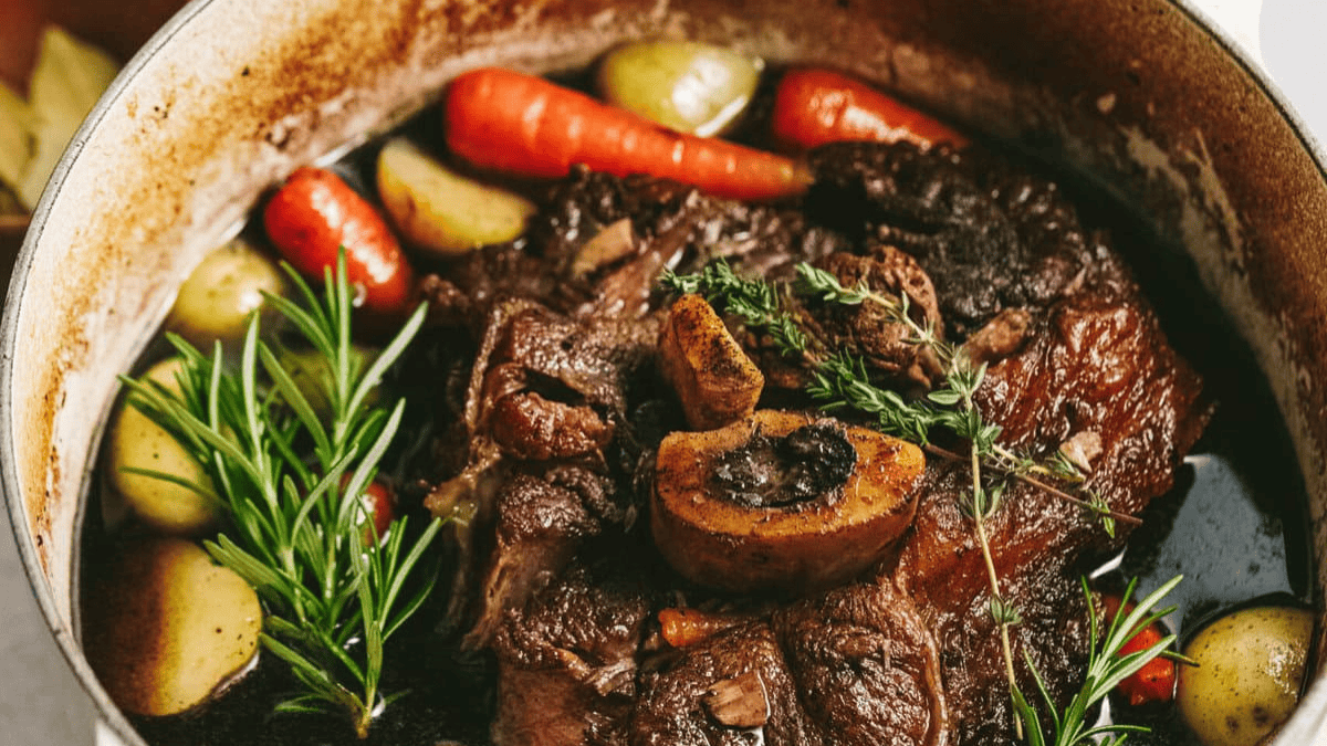 Slow Braised Arm Roast Recipe. Photo credit Lauren's Latest.