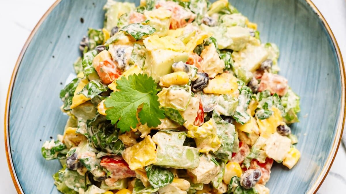 Southwest Chicken Salad Recipe. Photo credit Lauren's Latest.