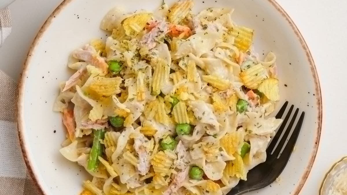 Tuna Noodle Casserole. Photo credit Lauren's Latest.