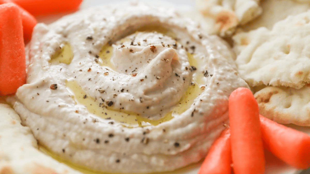 White Bean Hummus. Photo credit Lauren's Latest.