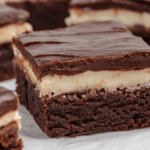 Baileys Irish Cream Brownies. Photo credit Semi Homemade Kitchen.