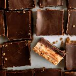 Butterfinger Nutter Butter Cheesecake Bars. Photo credit Lauren's Latest.