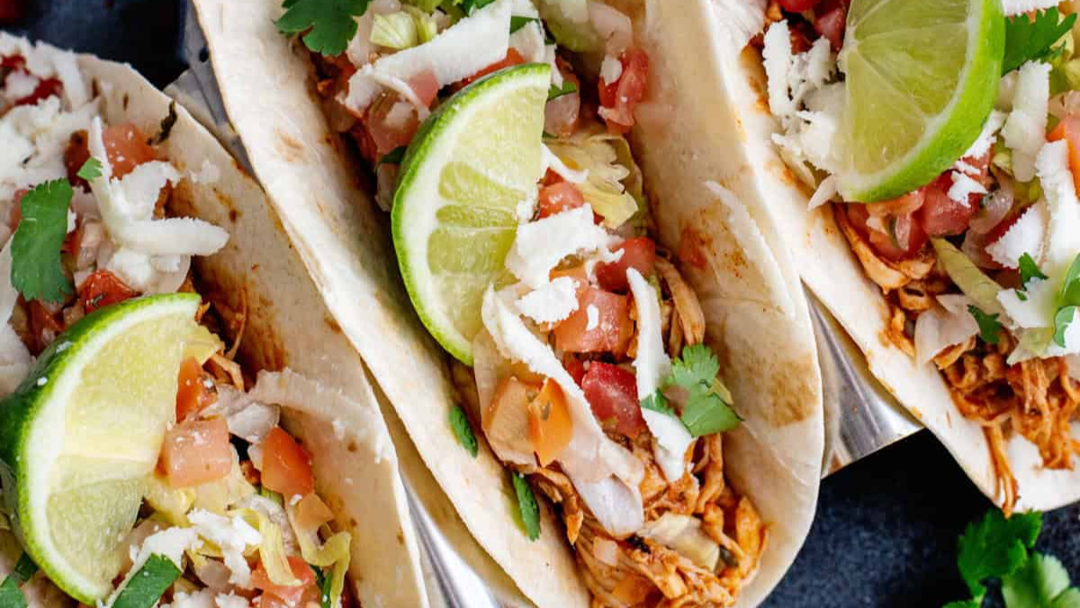 Cilantro Lime Chicken Tacos. Photo credit Southern Plate.